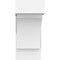 Ekena Millwork Standard Thorton Architectural Grade PVC Bracket with Block Ends, 5"W x 12"D x 12"H BKTP05X12X12THR05 - alternate 2